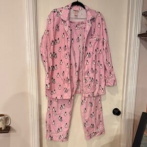 BedHead Pink Penguin Print Pajamas